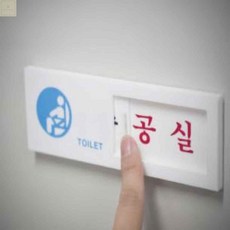 부재중표시 여닫이 사인표지판 4종, 재중 부재중 7301