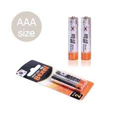 벡셀 알카라인 건전지 AAA 2p(1set), 1개, 2개입