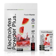 파우더 비타민 전해질 플러스 케토 버라이어티 팩 제로 슈가 칼륨 1000mg 칼슘 120mg 마그네슘 비-GMO 칼로리 30가지 수분 패킷, 수박, 1개
