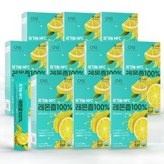 채움앤비움 유기농 NFC 레몬즙 100% 스틱 원액, 280g, 10박스