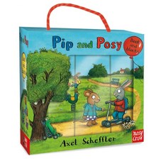 Pip and Posy 圖畫書與積木套組 (1硬頁小書+9個厚紙方塊)(盒裝), 詳見詳細資訊