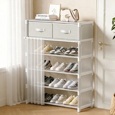 다기능 다단 신발장 / 신발 수납 정리대, 5개, 업그레이드 서랍형