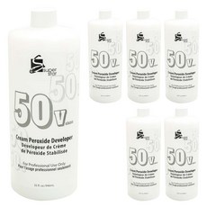 Super Star 크림 페록사이드 디벨로퍼 50 볼륨, 6개, 946ml