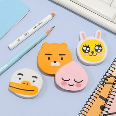 카카오프렌즈 1000 지우개 라이언 어피치 무지 튜브, 1개