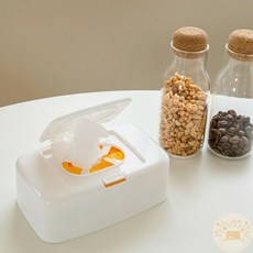온빛마켓 물티슈케이스 물티슈커버, 화이트, 1
