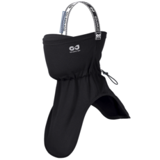 GO LOVE JOY冬季保暖頭套 防風透氣面罩, 黑色, 1個