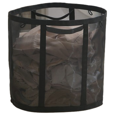 내구왕 통풍 잘되는 메쉬 빨래바구니 틈새걸이, 다크블랙