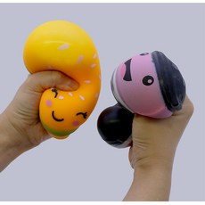 푸드 디자인 말랑이 완구 손압박 놀이용