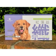 紅藻益勝 全方位守護熟齡犬貓的健康 紅藻益神/益留/益康/益纖/益行, 1個, 紅藻益纖 200mg 60顆