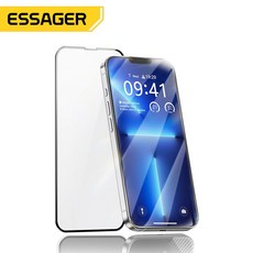 Essager 아이폰강화유리 휴대폰 액정보호필름 울트라 고화질, 2개
