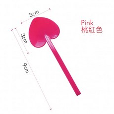 【嚴選shop】30入愛心湯匙 布丁匙 免洗餐具 甜點湯匙 塑膠餐具 冰淇淋 布丁 鏟子 奶酪 餐具【W005】, 1個, 桃紅
