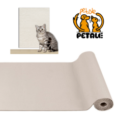 펫트에일 붙이는 스크래쳐 벽부착 카페트 고양이, 1개, 아이보리