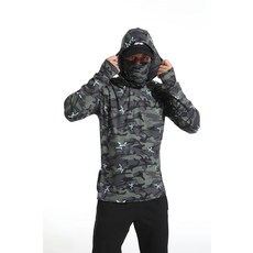 xiangsource 面罩款釣魚服 防曬透氣冰絲垂釣衣