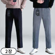 1+1 남자 빅사이즈 슬랙스 링클프리 스판 버클 슬랙스 5컬러 S-4XL