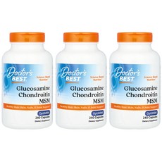 닥터스베스트 글루코사민 콘드로이틴 MSM 캡슐, 240정, 3개