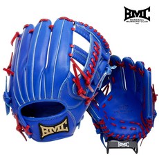 2025 BMC 트러스트 TRU-PRO 내야 글러브 십자웹 로얄/레드, 새제품으로 발송, 1개