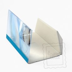 확대돋보기 폰거치대 가죽커버 4배 스마트폰 확대스크린