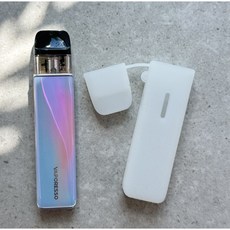 레더크레프트 베이포레소 크로스5미니 전용 실리콘케이스, 1개, 반투명화이트