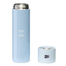 리버스 휴대용 분유포트 500ml 경량 여행용 무선 온도조절 아기 보온병, 스카이 블루, 680ml