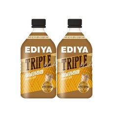 이디야 트리플 바닐라라떼, 500ml, 2개