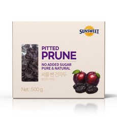 왓푸드 피티드 푸룬 씨를 뺀 건자두 500g 선물포장 캘리포니아