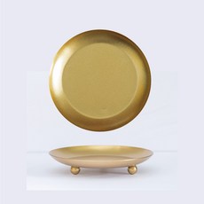 金屬托盤 裝飾小盤, 迷霧金