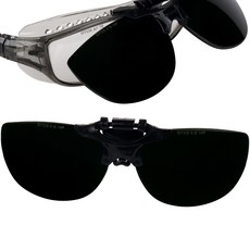 오토스 산업용 도수보안경 장착 보호안경 차광 클립형 커버렌즈 C-7I0IIB, 6도, 1개