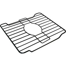 주방 싱크대 보호 금속 그리드 12x10.25x1 인치 스크래치로부터 바닥을 보호하는 블랙 매트 방청 코팅 S, 12 x 10.25 1, White