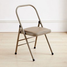 접이식 요가 의자 필라테스 피트니스 폴딩, 25파이 두껍고 두꺼운 1.5 타우 색, 1개