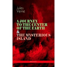 (英文圖書)A Journey to the Center of the Earth & the Mysterious Island (Illustrated): Lost... 平裝版, E-Artnow, 英文