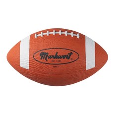 마크워트 러버 풋볼 미식축구공 브라운, 1개