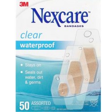 3M 넥스케어 방수 밴드 3가지 사이즈 50개입, 1박스