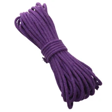 100% 순면 꼬임 끈 4mm 마크라메 면 끈 DIY 팔찌 열쇠고리 장식품 공예용, 02 4mm x 10meters, 03 purple