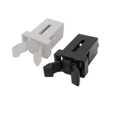 원터치 쓰레기통 스위치 펌핑 도어 푸시버클 휴지통 개폐잠금래치 똑딱 홀더, 숫놈블랙, 1개