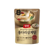 양반 수라 통다리 삼계탕, 460g, 1개
