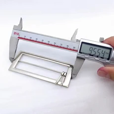 [호환제품] 220pc 대형 80mm 금속 실버 벨트 버클 조정 롤러 직사각형 이동식 핀 가죽 가방 허리띠 수리, 01 80mm Silver, 01 20pcs