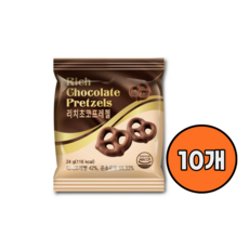 대상 리치초코 프리첼 미니프레첼, 24g, 10개