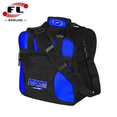 볼링가방 2볼백 3볼백 다용도 스포츠공 보관 휴대용 메시포켓 볼링공주머니 대형 볼링볼백, 1개, 블랙 블루 (FLBG-04)