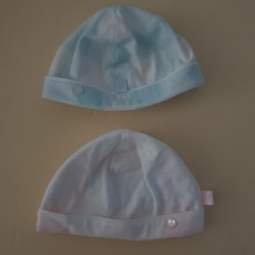 쇼콜라 라빈 신생아 모자#블루 핑크#순면무형광#정상가 35000원