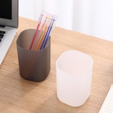 문구 정리함 책상 연필 정리 데스크용 연필꽂이, 그레이