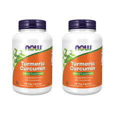 NOW Foods 薑黃素素食膠囊, 120顆, 2罐