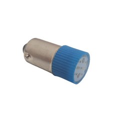 LED 꼬마전구 파이롯트램프 6.3V12V24V 교재용 과학교구 판넬표시등 파일럿전구 기동램프, 1개, 9S샤시-24V청색