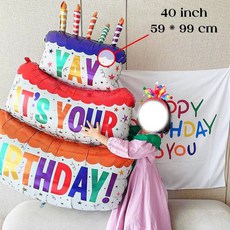 달콤한 도넛 아이스크림 케이크 호일 풍선 사랑 헬륨 베이비 샤워 생일 파티 장식 어린이 장난감 디지털 그림 Globo, 기타, YAY cake