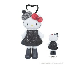 Hello Kitty 吊飾玩偶, 04.格子連身裙 KT5514, 1個
