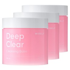 와이즐리 딥 클리어 대용량 클렌징 밤, 3개, 180ml