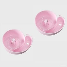 달팽이 세척 바구니 싱크대 과일 채소 야채 헹굼 물빠짐 주방 바스켓, 벚꽃핑크 2개입