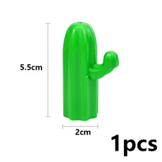 큰크기 빌딩 블록 가구 집 TV 램프 울타리 의자 테이블 대형 조립 피규어 장난감 Duploes와 호환, 12 Cactus