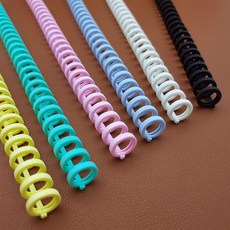 OMB 바인더링 루즈리프 루즈링 30공 제본링 5개 셀프 제본, 투명, 10mm