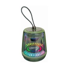 MEGA KING 炫彩水晶藍牙喇叭 MK-TWS5W 藍牙音響 迷你便攜 炫彩外觀 無線連接 原廠公司貨, 軍綠色