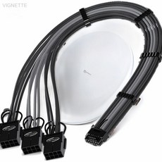 넷메이트 PCI E x3 변환 슬리빙 케이블 0 3m 파워서플라이연장선 그래픽카드선정리, 상세페이지 기재, 상세페이지 기재, 상세페이지 기재